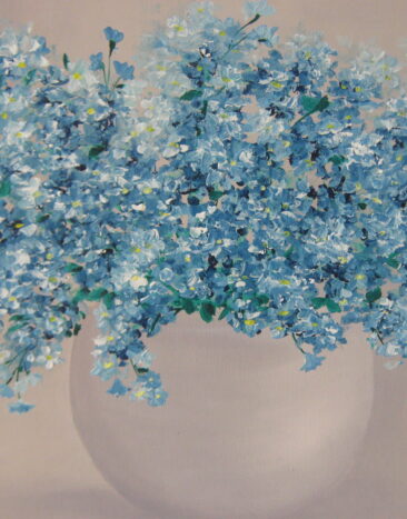 Olieverf schilderij Stilleven met bloemen